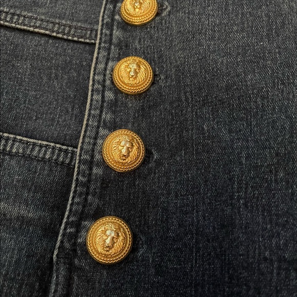 Balmain Paris denim skirt - Picture 2 of 4